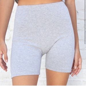 Light grey Brandy Melville biker shorts